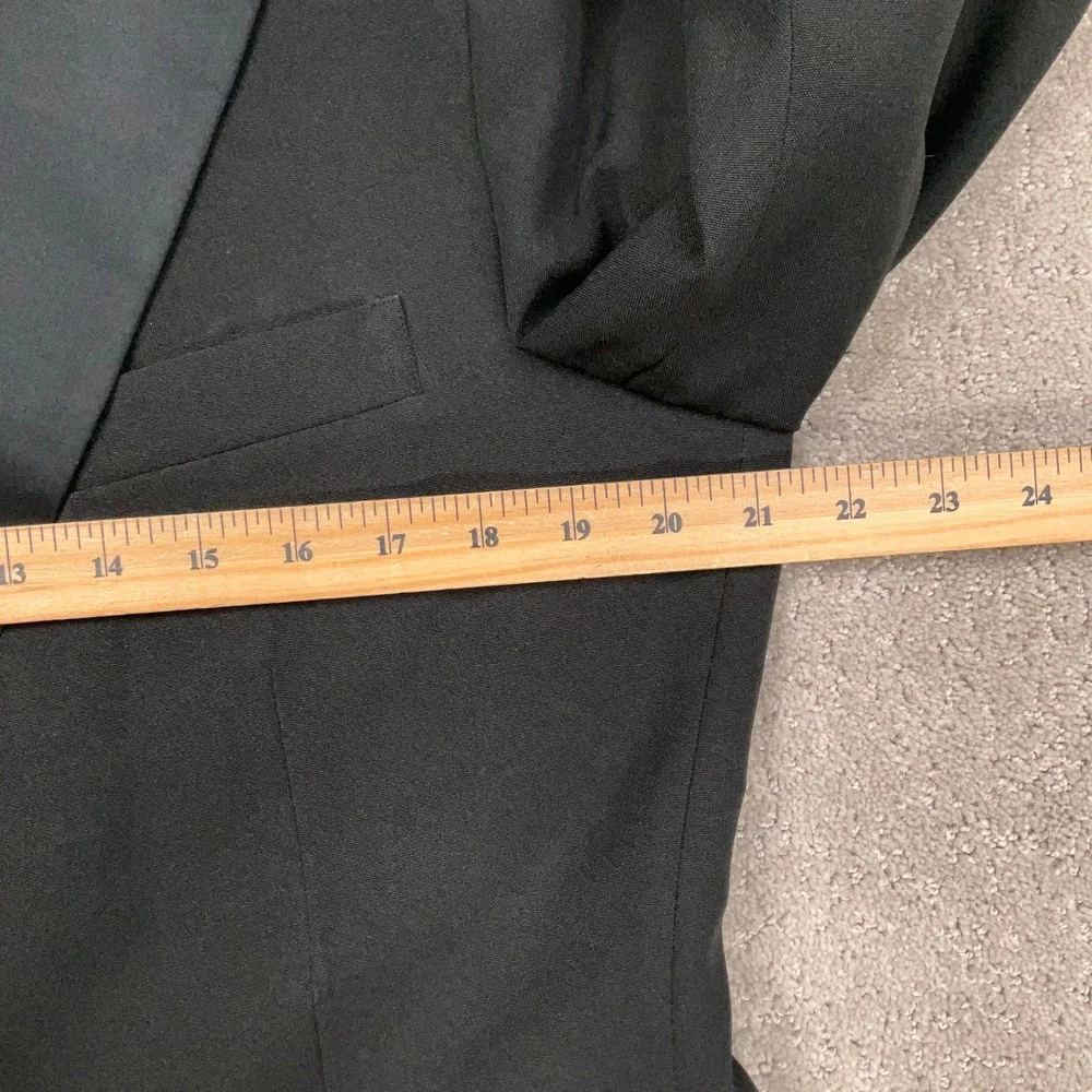 Palm Beach Tuxedo Jacket Men 41L Black Formal Peak Lapel